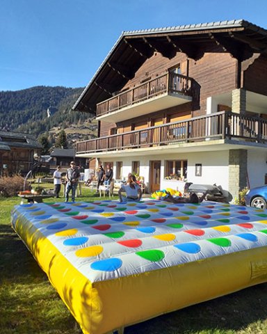 ValaisFun Inflatable Park kids & adults at yur home Verbier, Valais, Switwerland